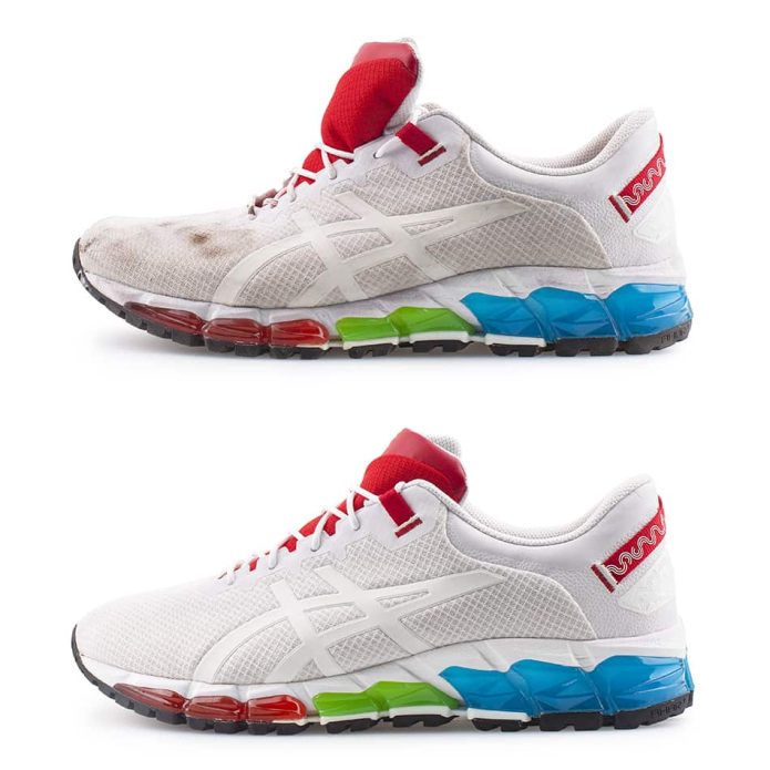 Химчистка_кроссовок_asics_classic